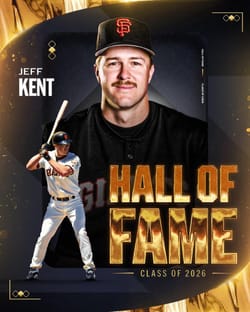 Jeff Kent joins MLB's hall of fame in 2026