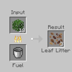 A hidden Minecraft feature is how you can smelt leaves