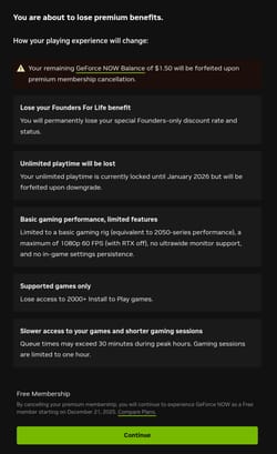 My geforce gpu got canceled by nvidia