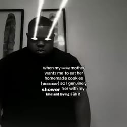 This guy is totally mom's boy