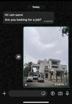 help sanvi find a job ASAP