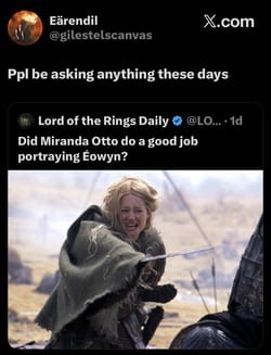 Parents naming their girl after a Tolkien character