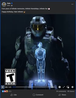 Halo Infinite is now four years old