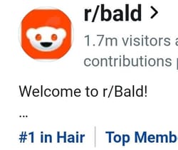 I'm number one on the hair list