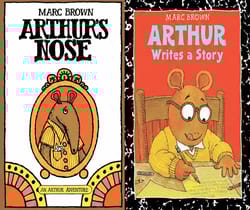 Has the creator of Arthur ever explained why his aardvark character got a new nose?