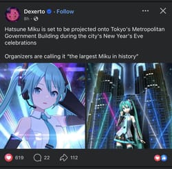 Largest miku ever created