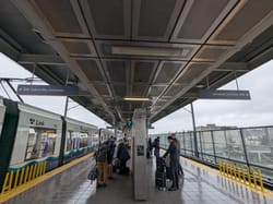 Airport light rail signage is a disaster