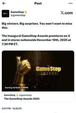 What's going down at GameStop's Twitter account
