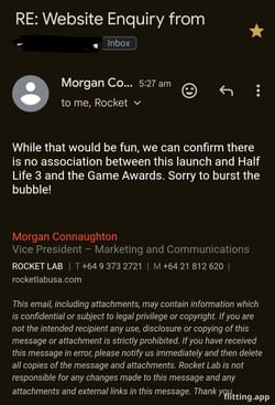 Rocket launch was never about Halo 3