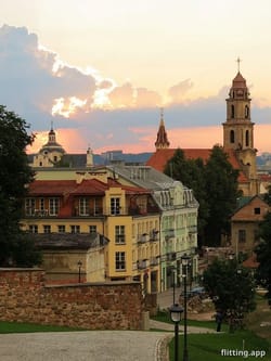 People are protesting in Vilnius Lithuania against the politicization of their national broadcaster