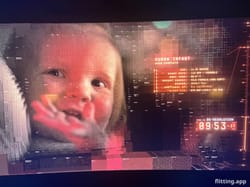 Baby Tron has some serious stinky business going on.