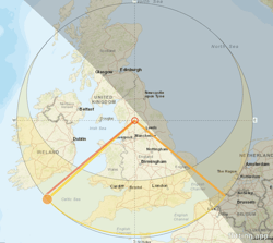 Britain's getting darker at different times depending on where you are