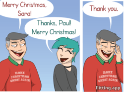 What's normal Christmas time chat like