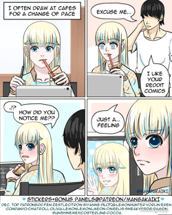 Recognized by a stranger with my own artwork