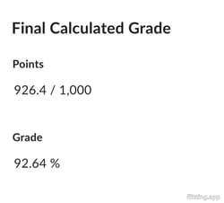 I missed an A by just half a percent