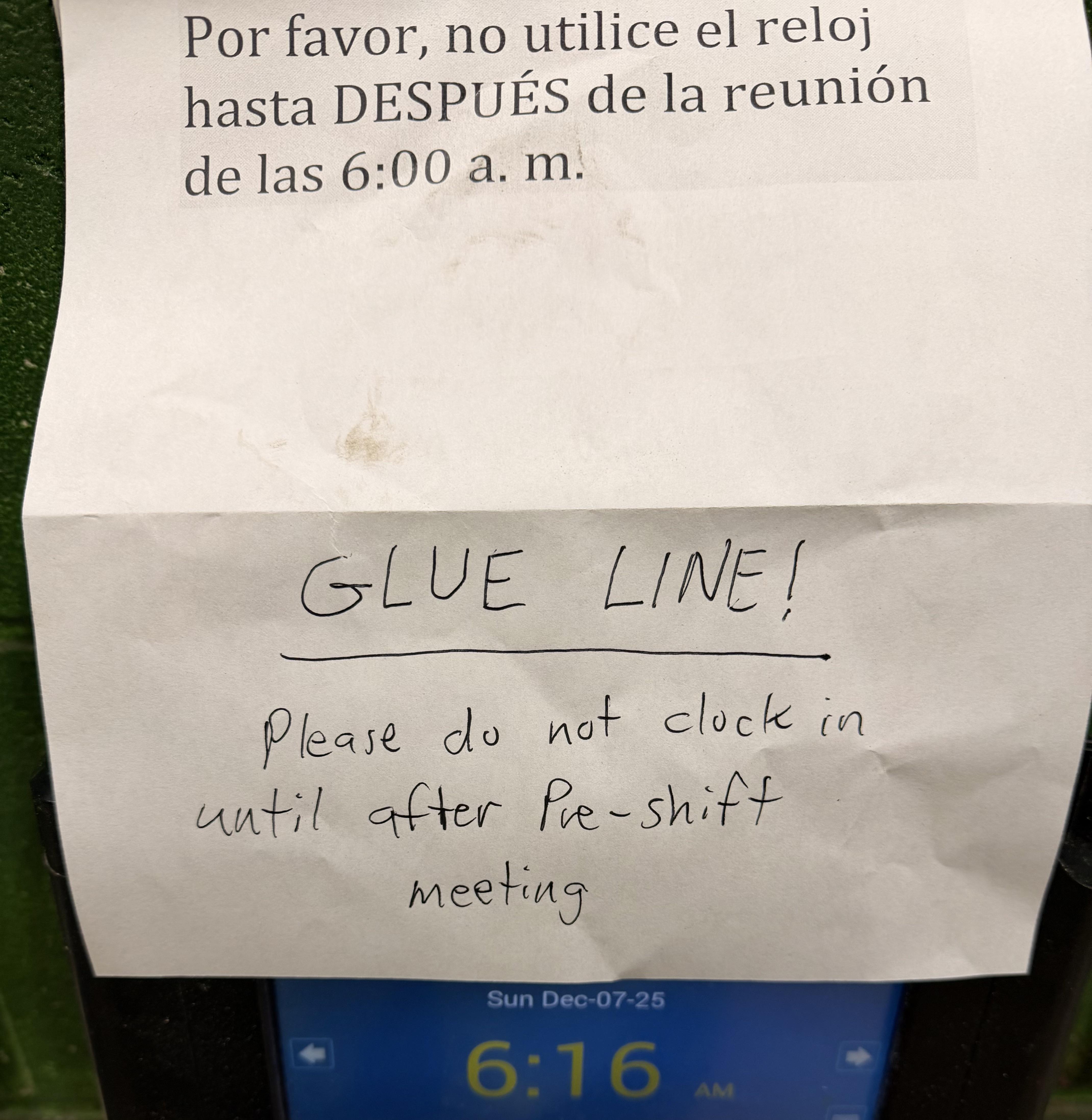 Just saw a weird clock at work this morning.