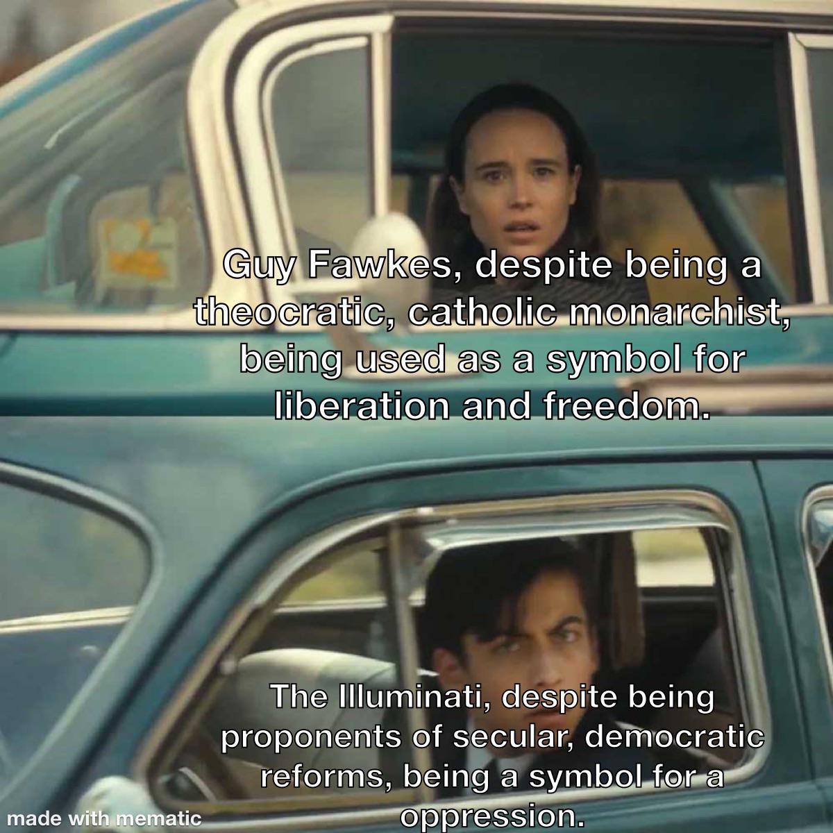 The church the monarchies and a certain comic book legend are totally messed up.