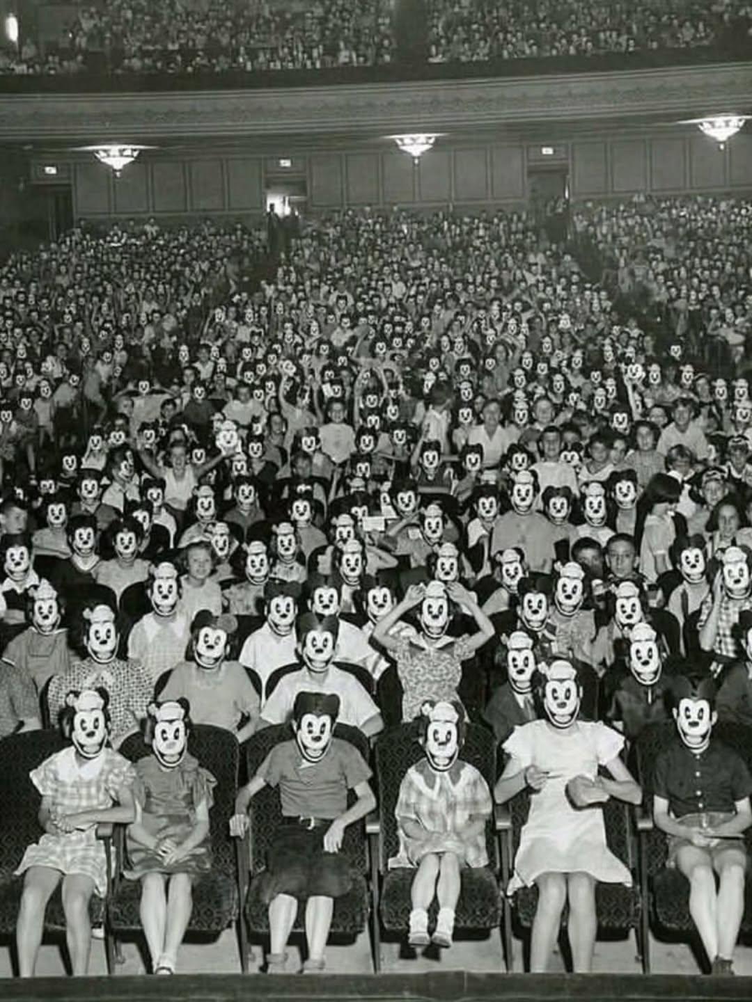 Mickey Mouse fans unite early days