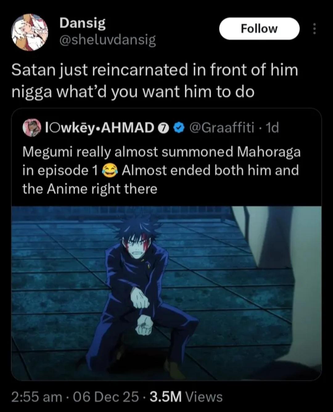 A real life villain comes back from the dead