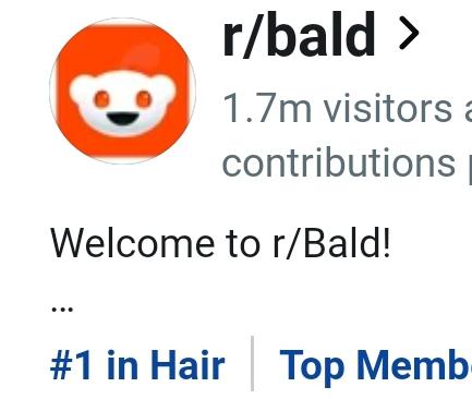 I'm number one on the hair list