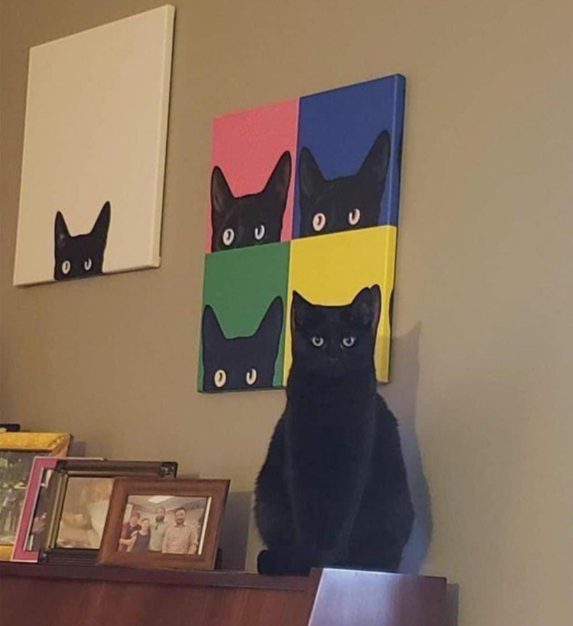 Ancient artwork predicts future appearance of a person