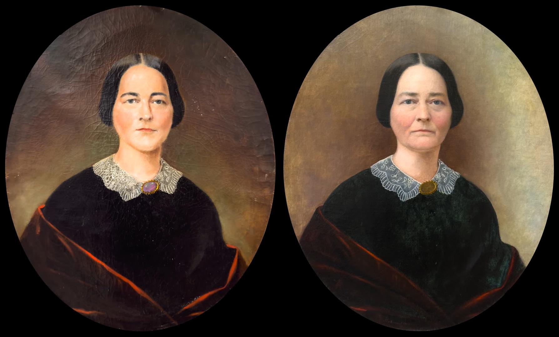 Restoration Reveal: Original Portrait Uncovered After Years of Over-Painting