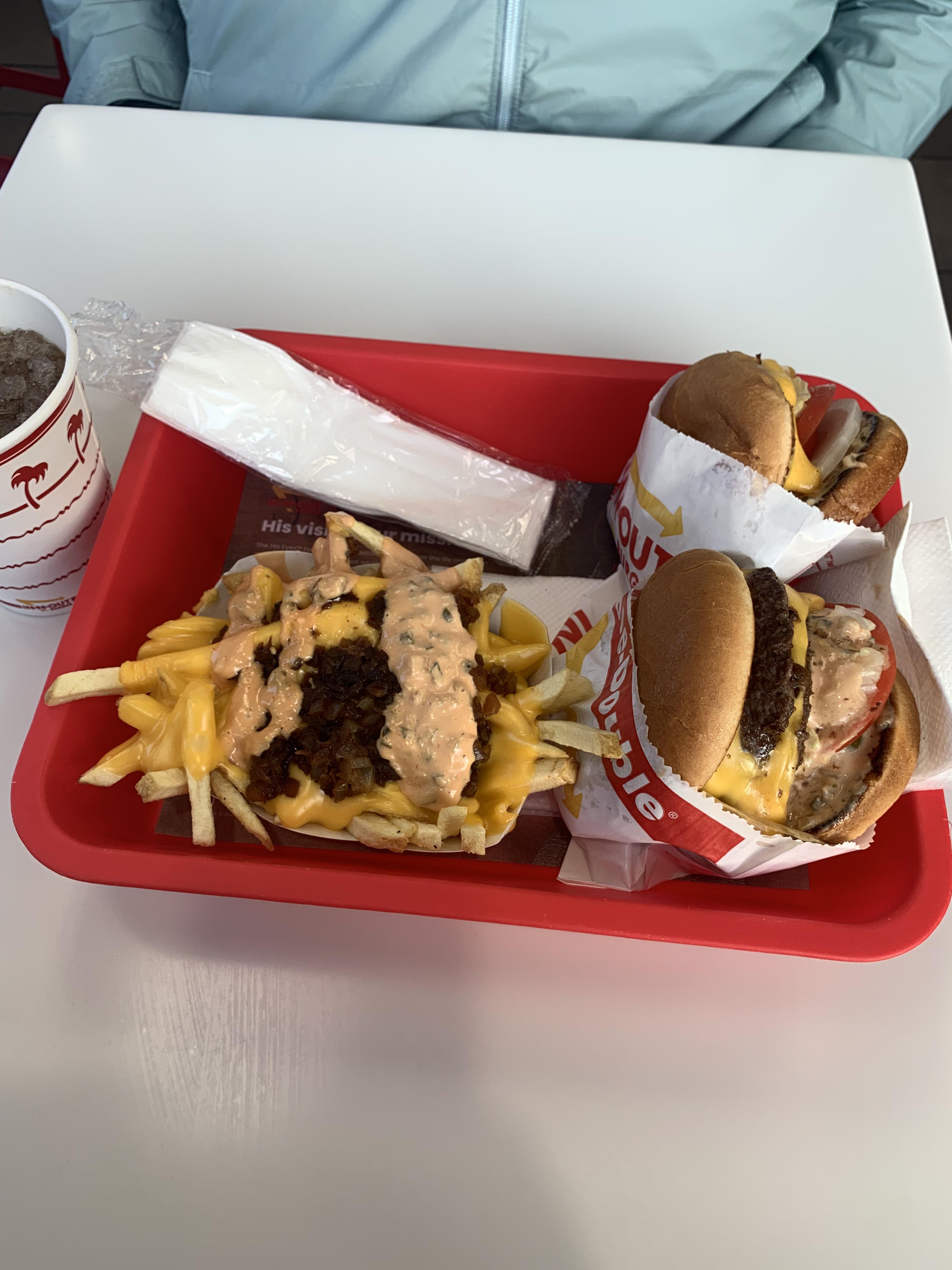 it's not that bad if you're an in n out fan