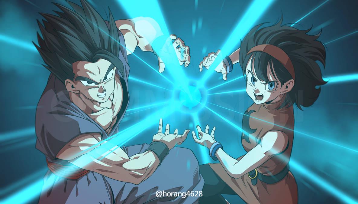 Gohan and Videl's Epic Kamehameha Scene