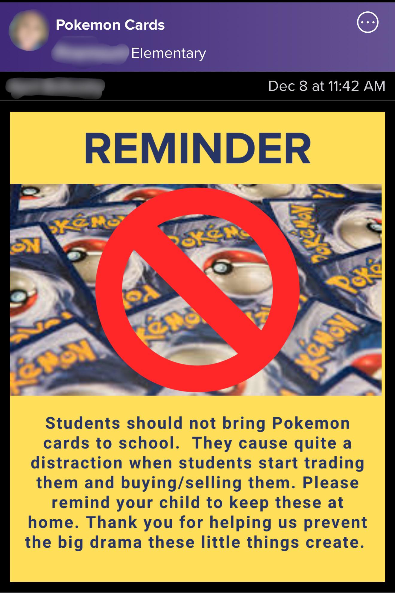 School just sent a really concerning email to all my kids teachers