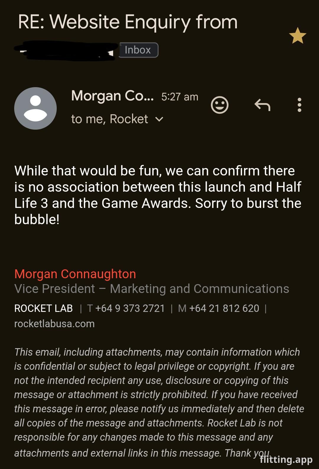 Rocket launch was never about Halo 3