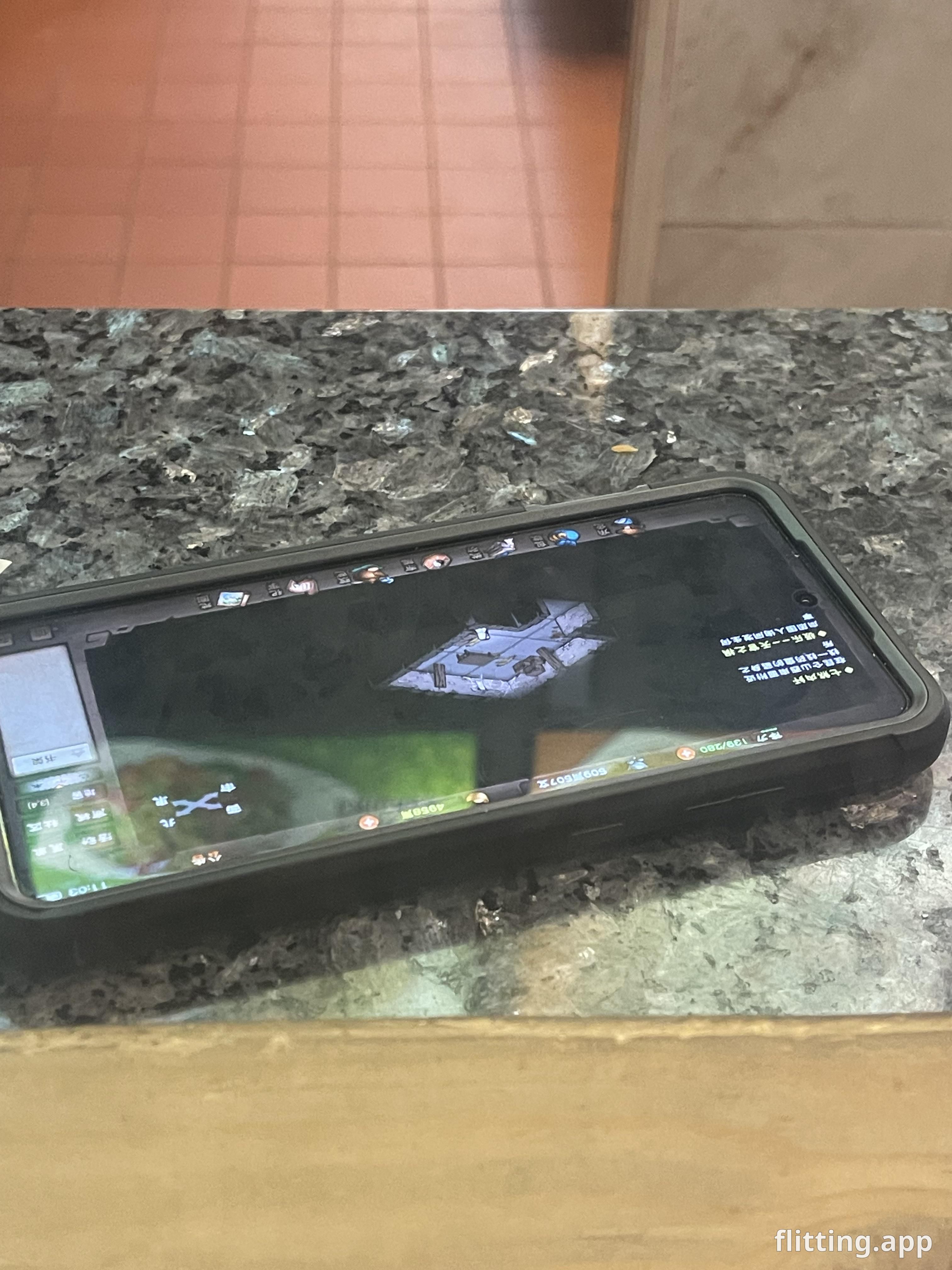 just got my chinese takeout and the cashier was playing some weird game