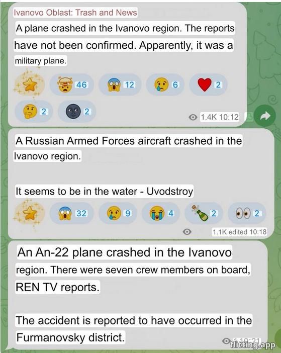 Russian cargo plane crashes in eastern Russia