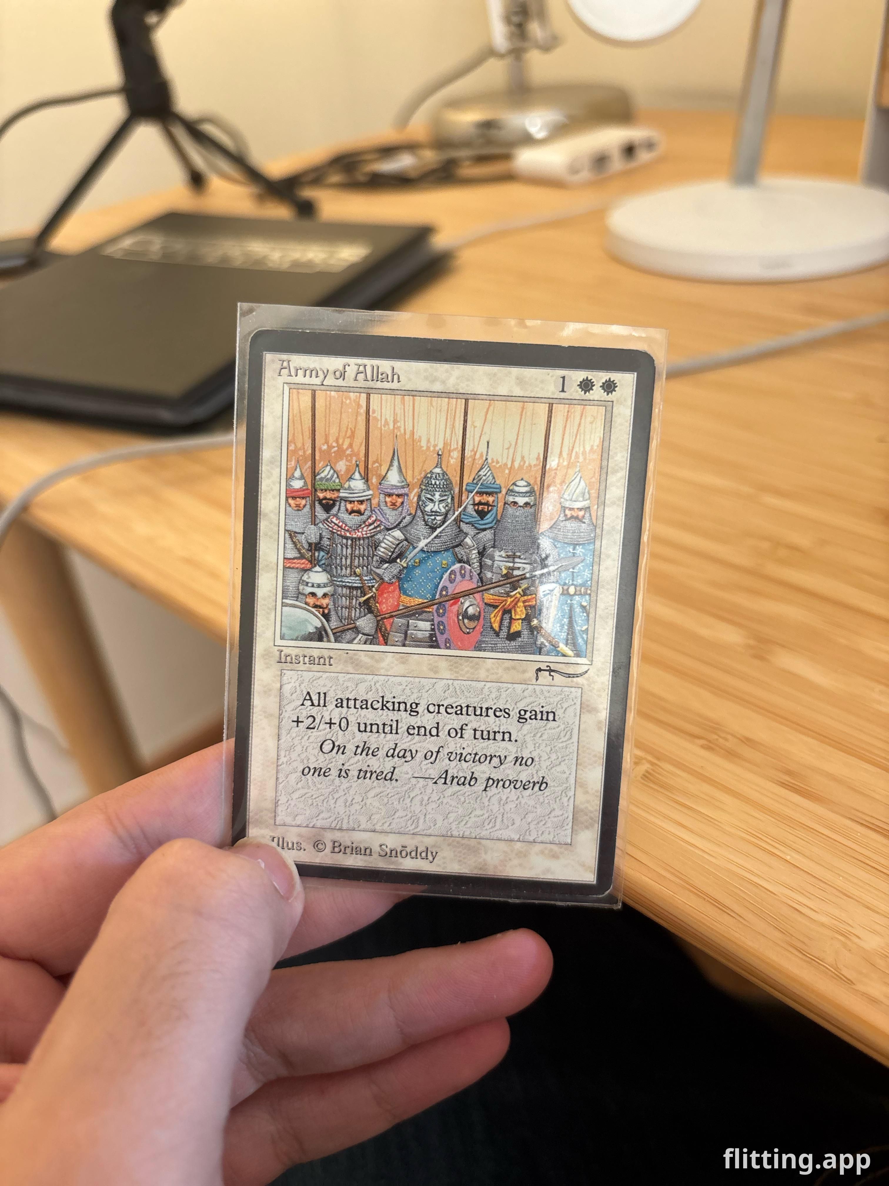 old card I found years ago