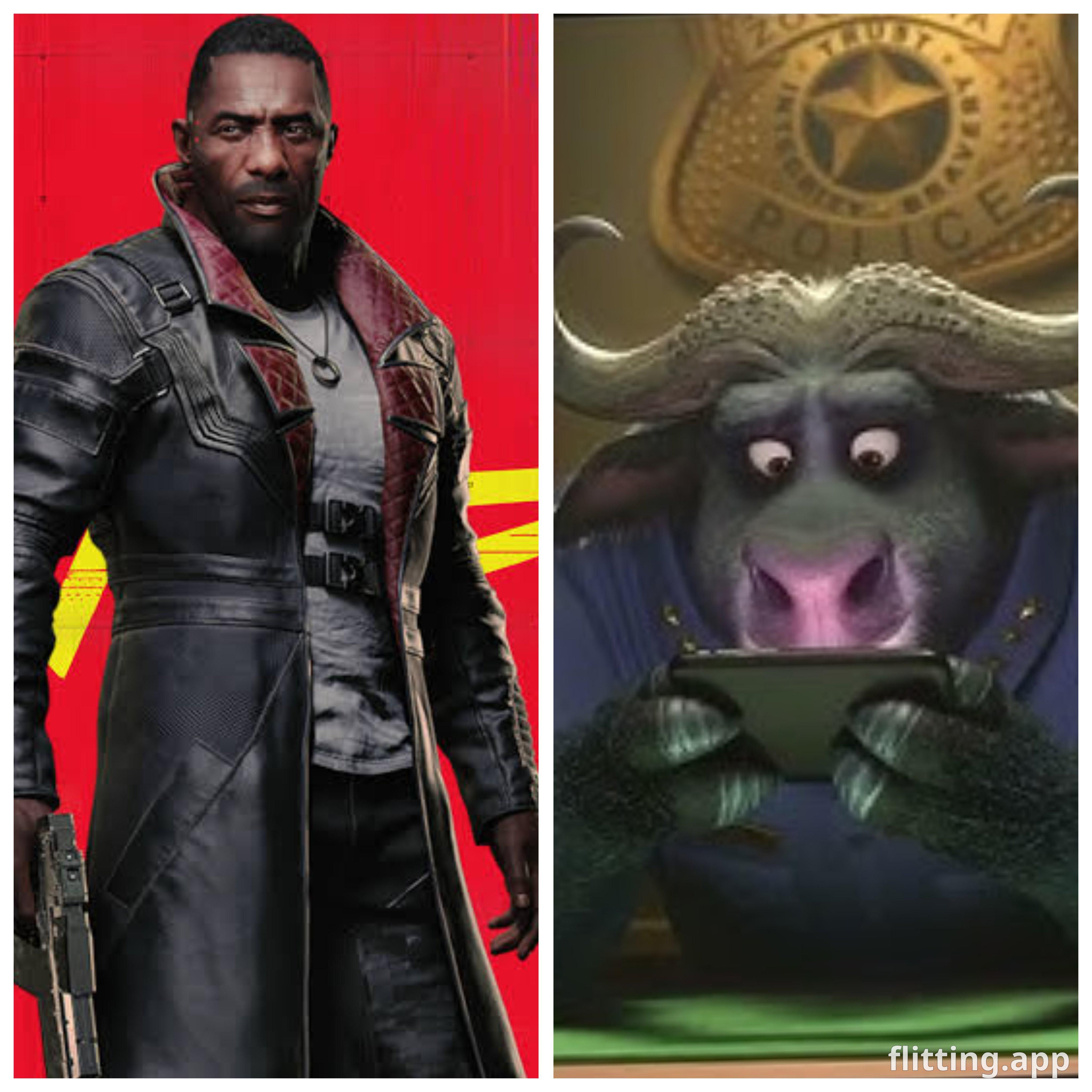 I just found out something wild about the voices of Zootopia's Chief Bogo and Cyberpunk 2077's Solomon Reed