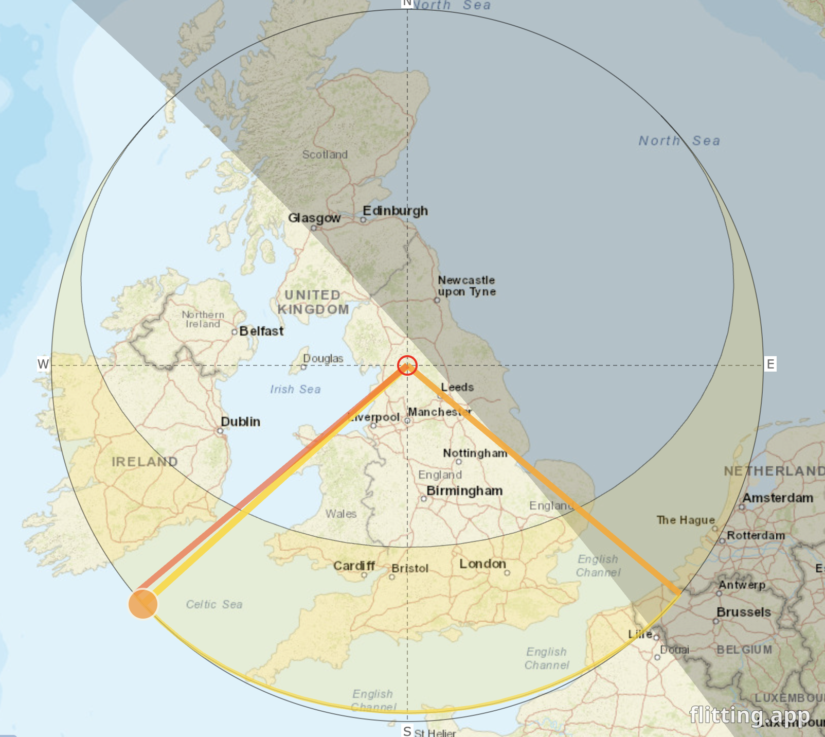 Britain's getting darker at different times depending on where you are