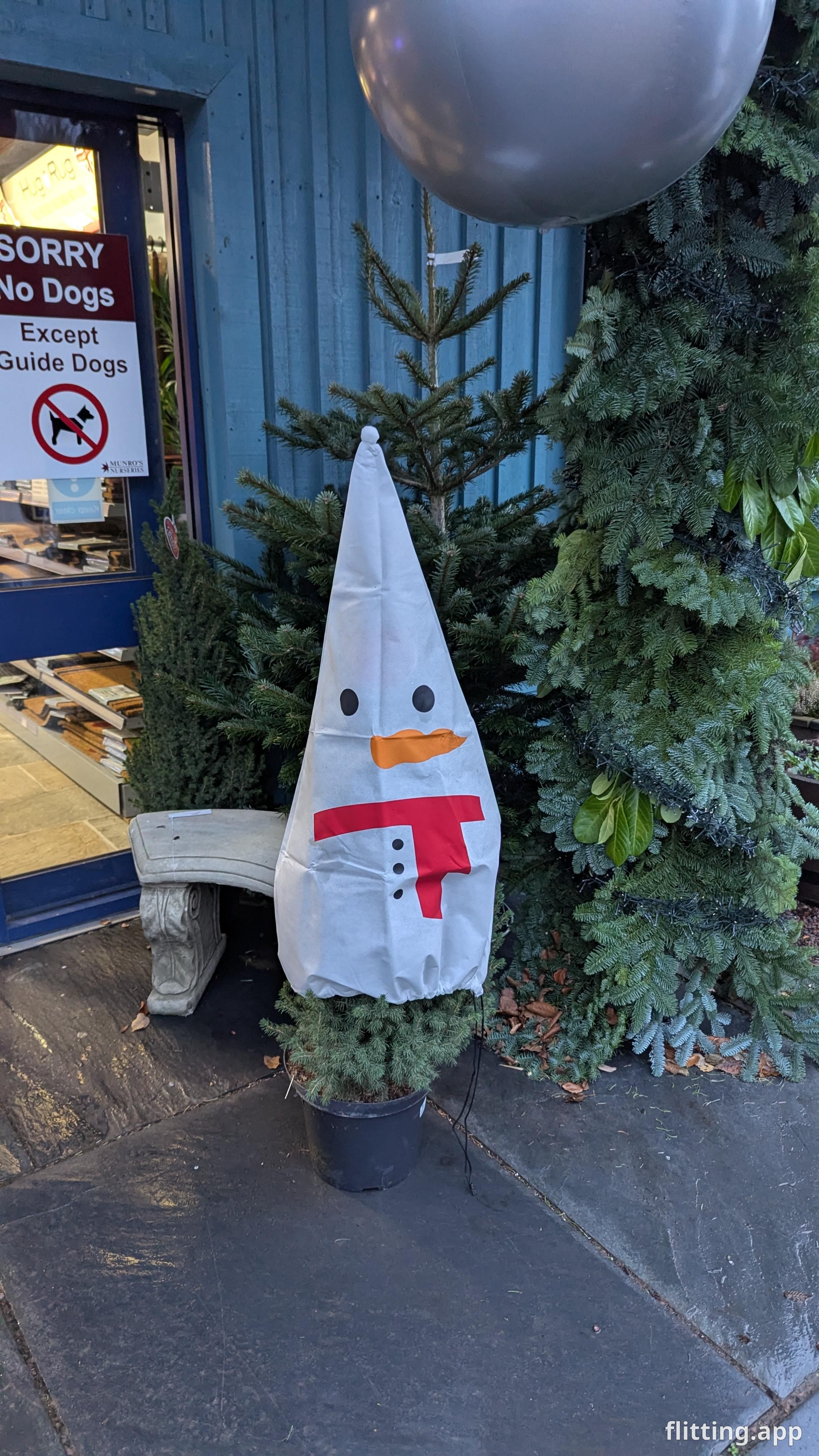 Snowman at local garden centre sparks controversy