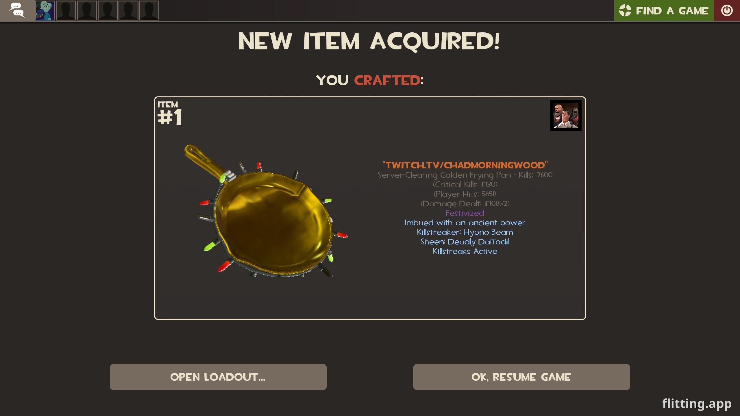 My weirdly awesome golden frying pan is finally festival ready
