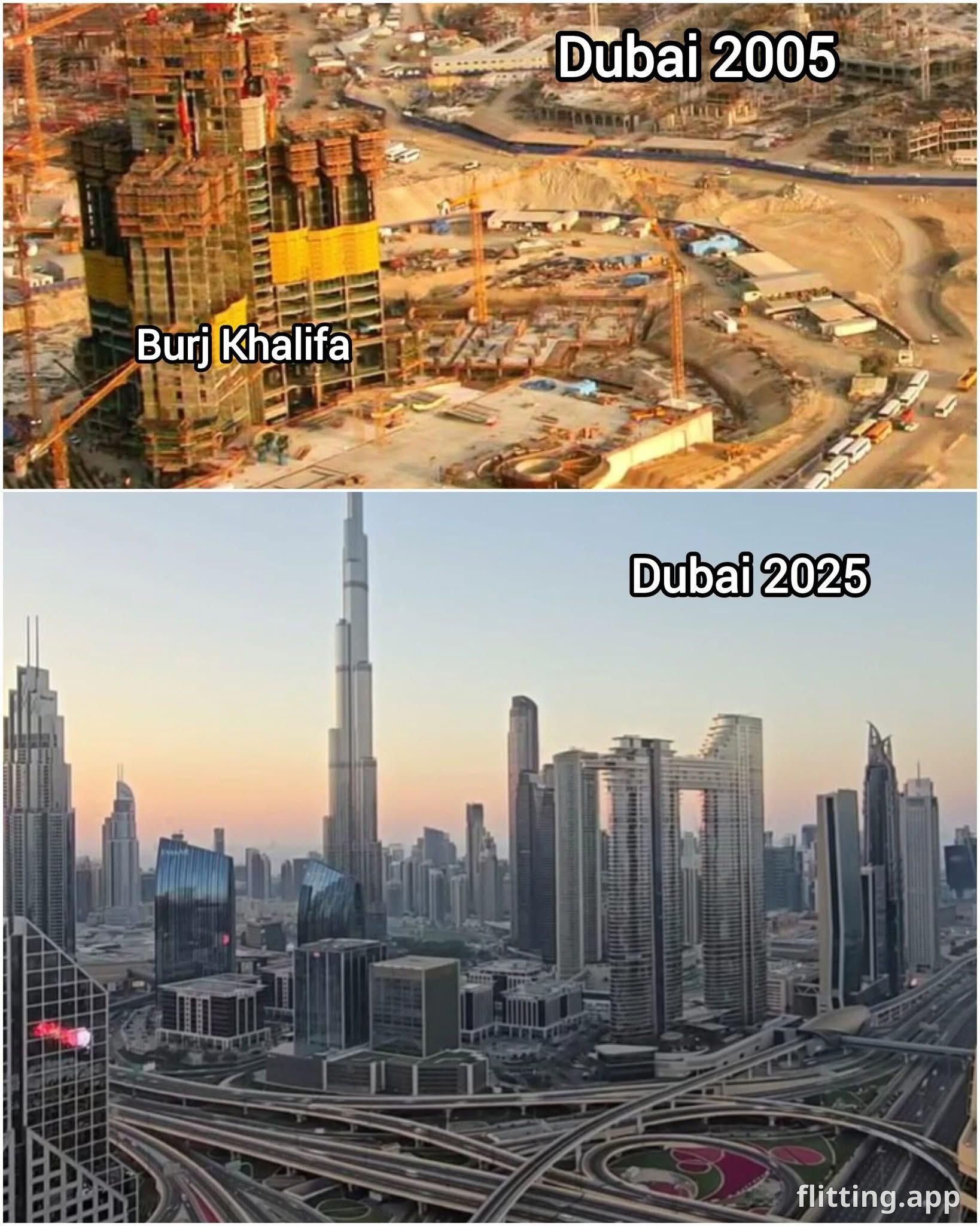 Dubaes old vs new