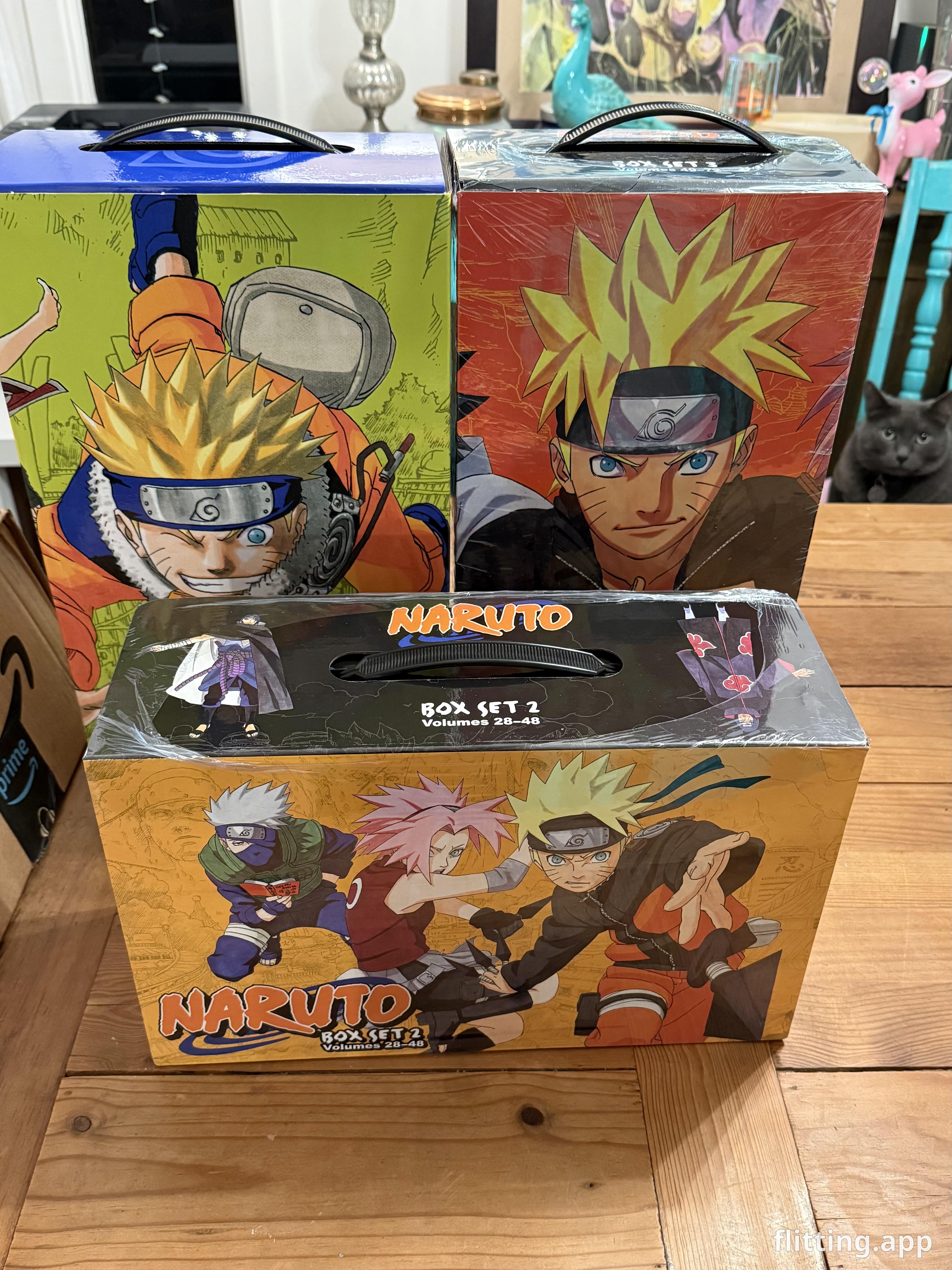 My mom bought the entire Naruto series by mistake