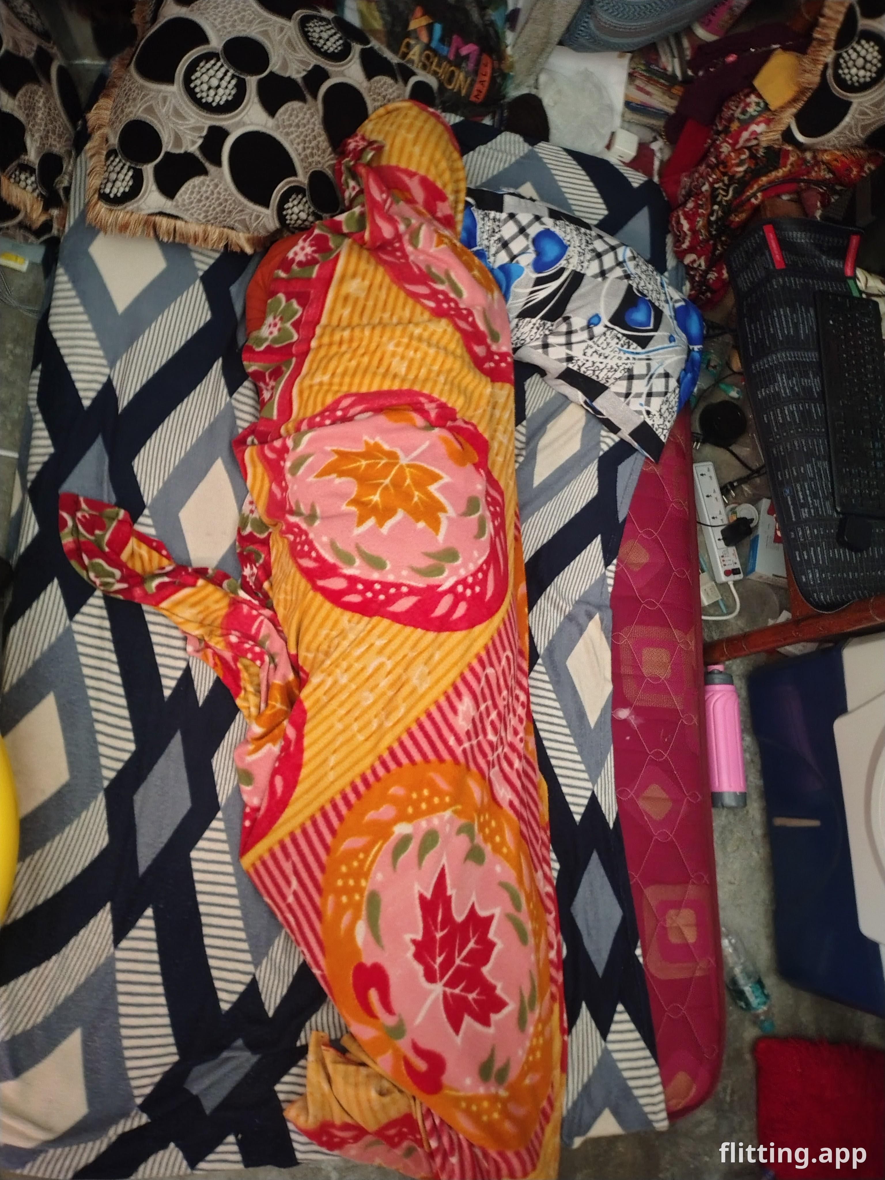 Just woke up my friend and this is what I found on his body