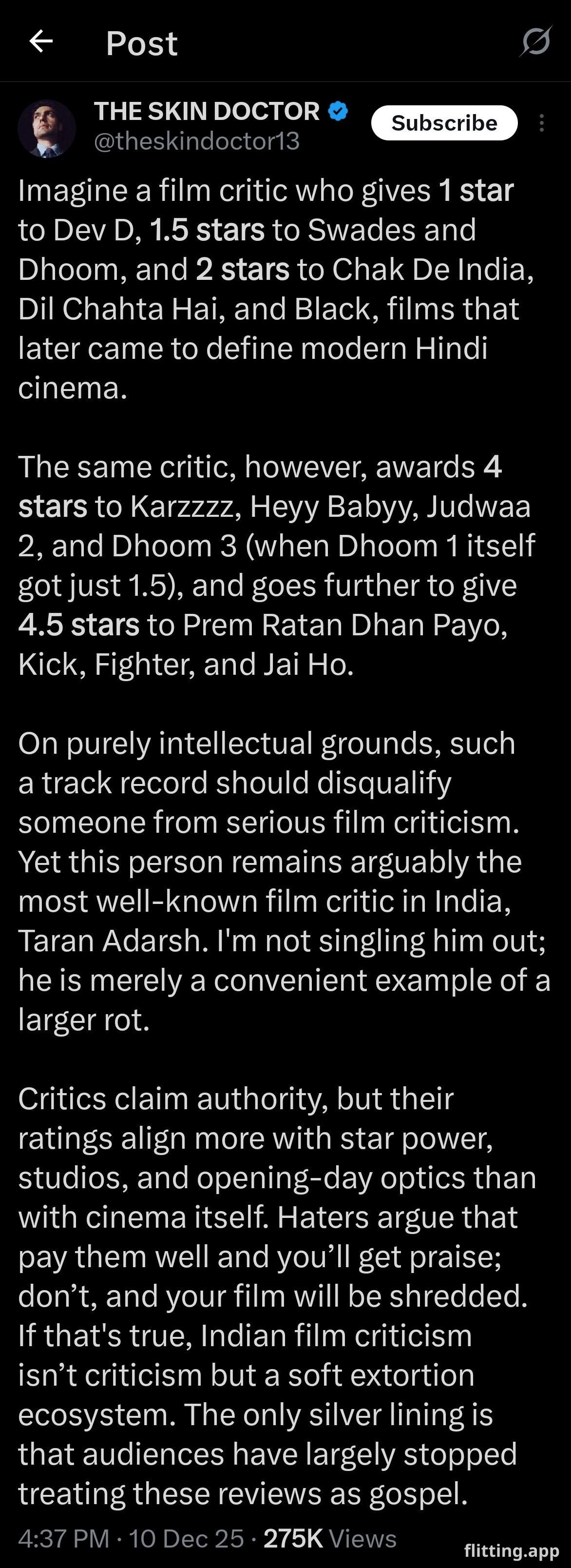 "तारान आदर्श को साफ़ करने का मौका भी तो दिल्ली पत्रकार समिति ने मिला!"