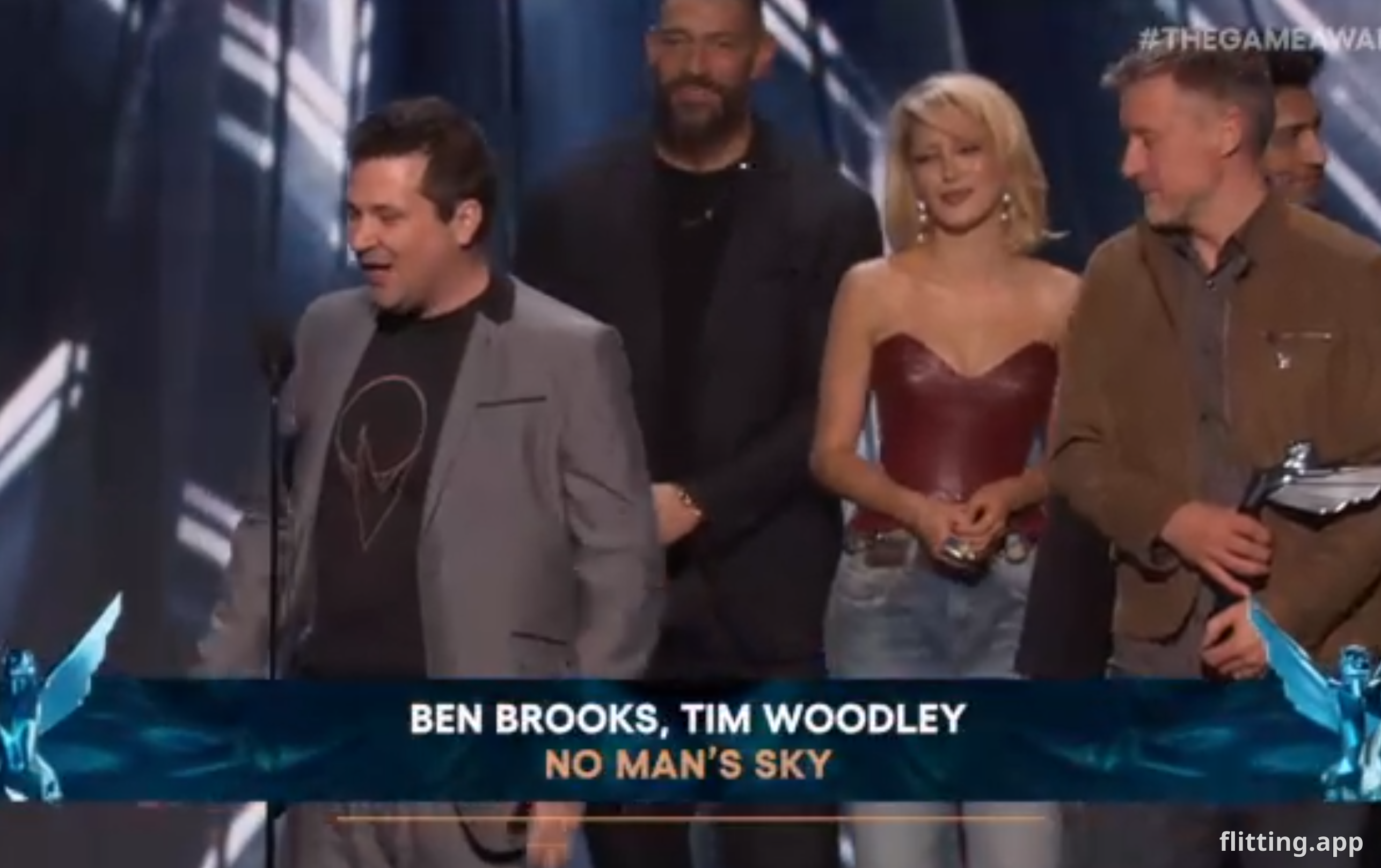 "Wow, No Man's Sky takes top prize at The Game Awards!"