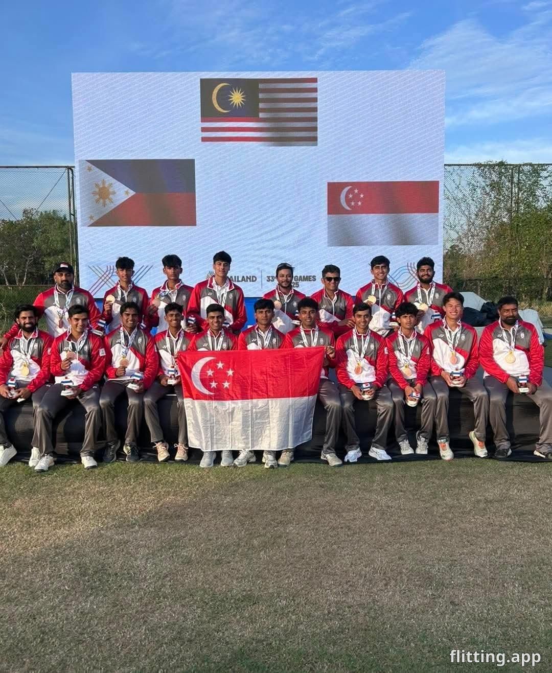 "सिंगापुर ने एएसई गेम्स 202५ में पुरुष टी२०आई में कांस्य पदक जीता"